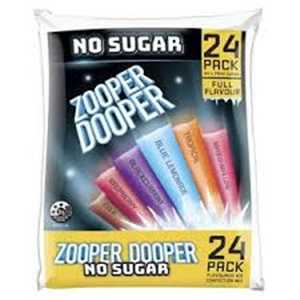 Zooper Dooper's No Sugar 144 X 70G Zooper Dooper