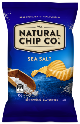 Natural Chip Potato Chips Sea Salt 18 X 45G