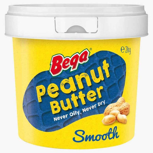 6 X Bega Peanut Butter Smooth 2Kg
