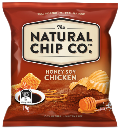 Natural Chips Honey Soy 18 X 45G