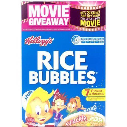 12 X Rice Bubbles 250G
