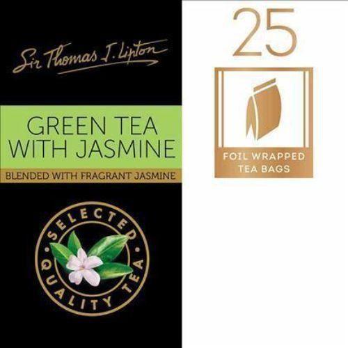 Lipton 25 Tea Bags Jasmine Green Sir Thomas