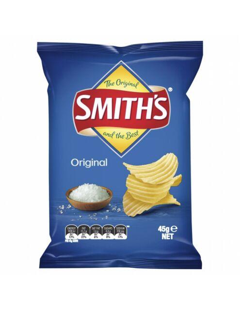 SmithS Potato Chips Original Crinkle Cut 15 X 45G