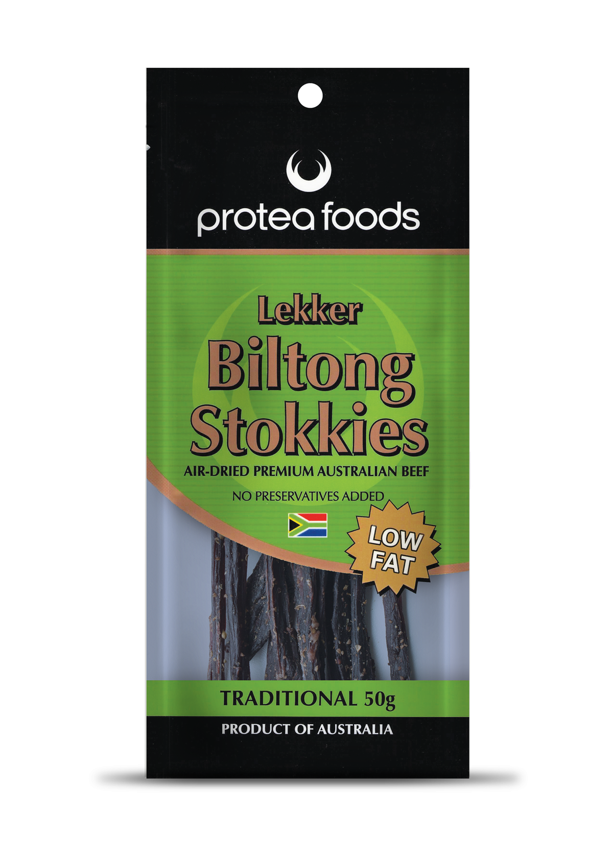 12 X Protea Lekker Biltong Stokkies 50G