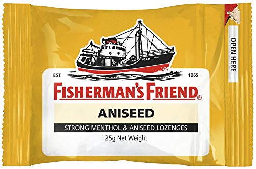 Fisherman'S Friend Aniseed, Menthol And Aniseed Lozenges, 25 G, Aniseed