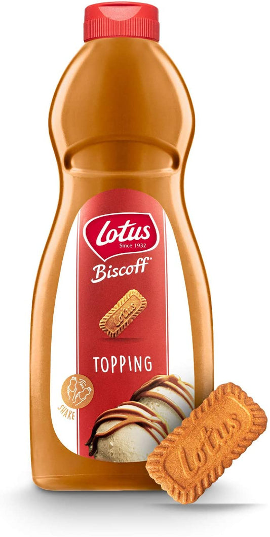 8 x  Lotus Biscoff Topping Sauce squeezy bottle 1L