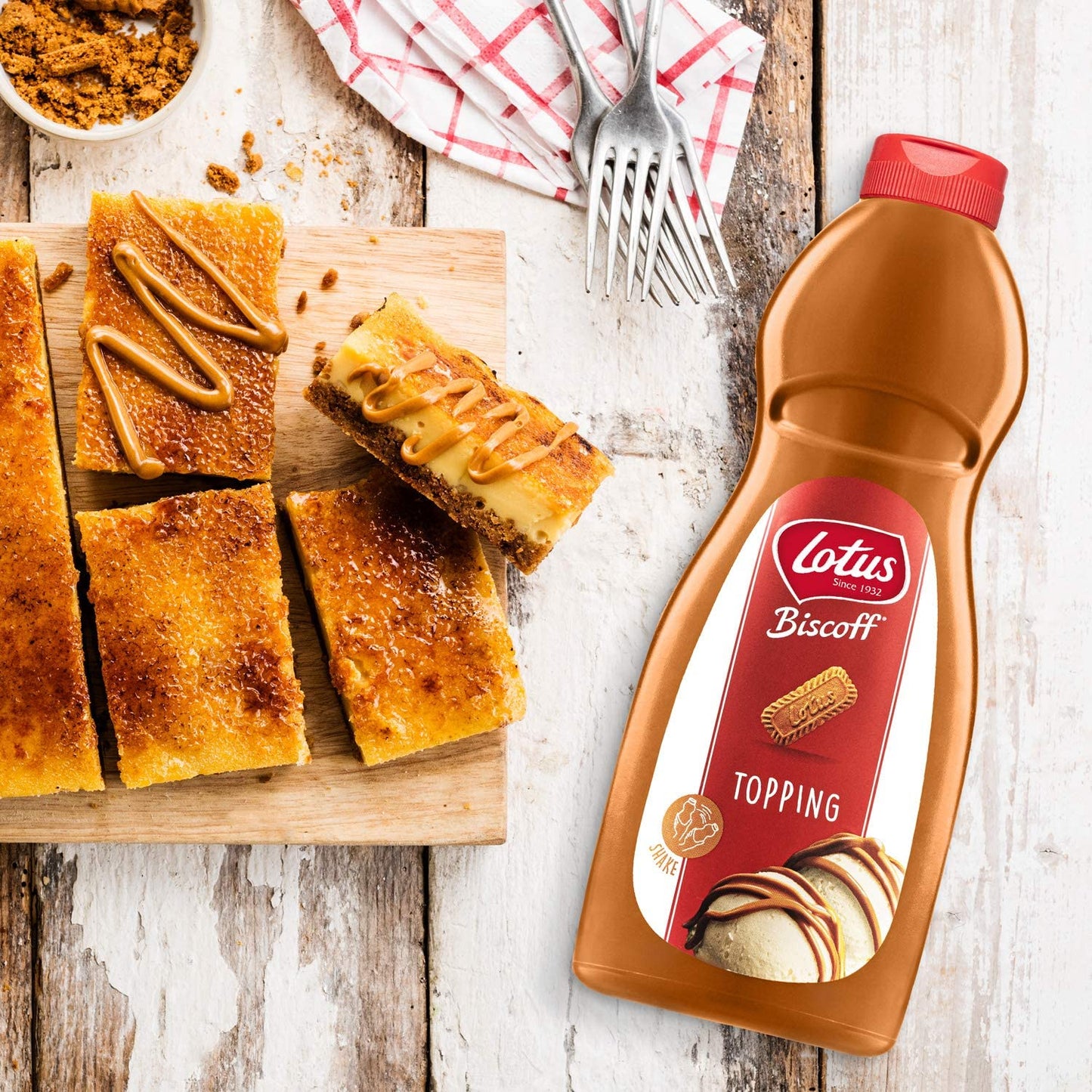 Lotus Biscoff Topping Sauce squeezy bottle 1L