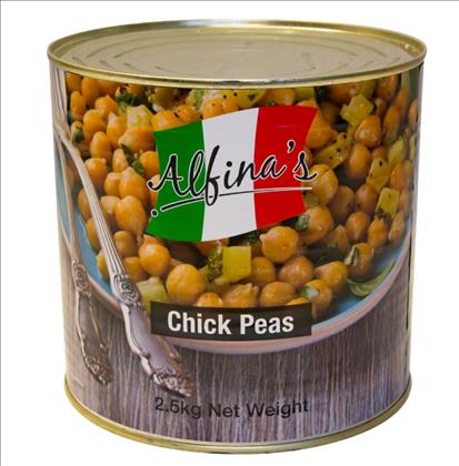 6 X Alfina's Chick Peas 2.5Kg (15Kg)