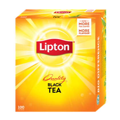 100 Lipton Tea Bags Quality Black