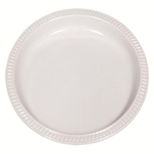 500 Plates 175Mm 7 Inch  Round Biodegradable White
