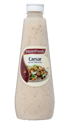 6 X Masterfoods Caesar Salad Dressing Squeezy Bottle 940G
