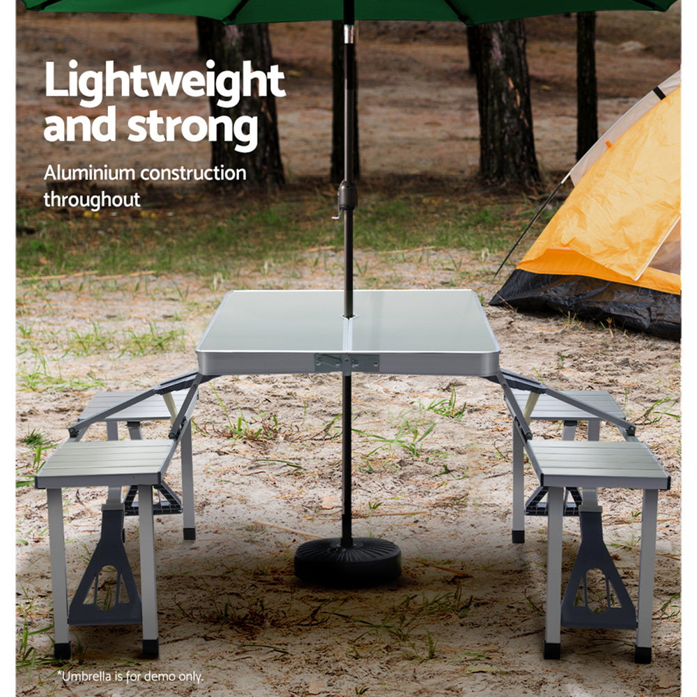 Weisshorn folding camping online table and chairs