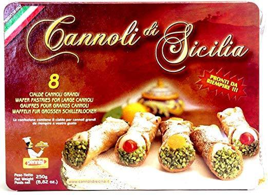 Cannoli Shells Carton 100 X 13cm