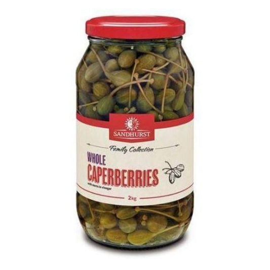 Caperberries In Vinegar Stem On 2Kg x 6