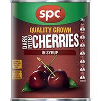 3 X Spc Cherries Pitted Sweet In Syrup 3Kg