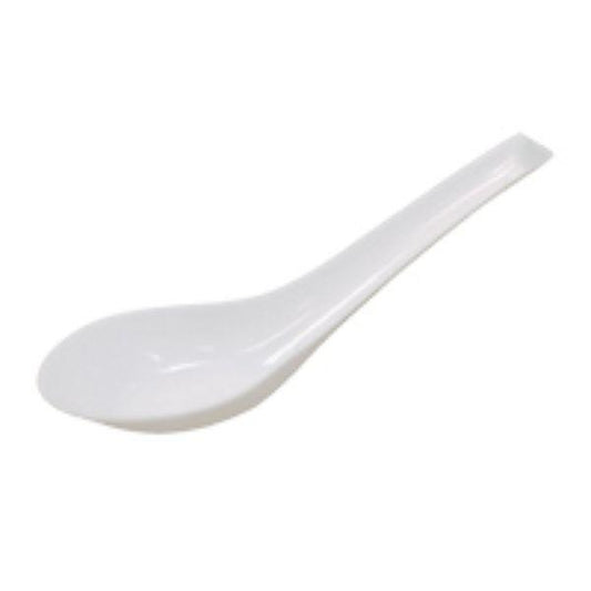 Plastic 100 Spoons Chinese White