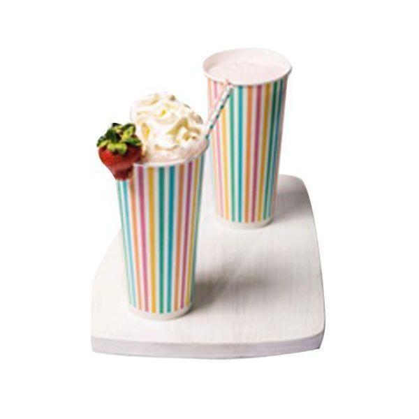 25 Cups Paper Milkshake 710Ml 24Oz