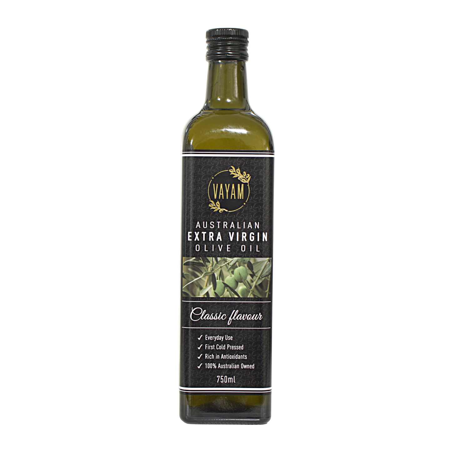 6 x VAYAM Australian Extra Virgin Olive Oil (Classic) 750mL