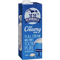 10 Devondale Milk Full Cream 1L