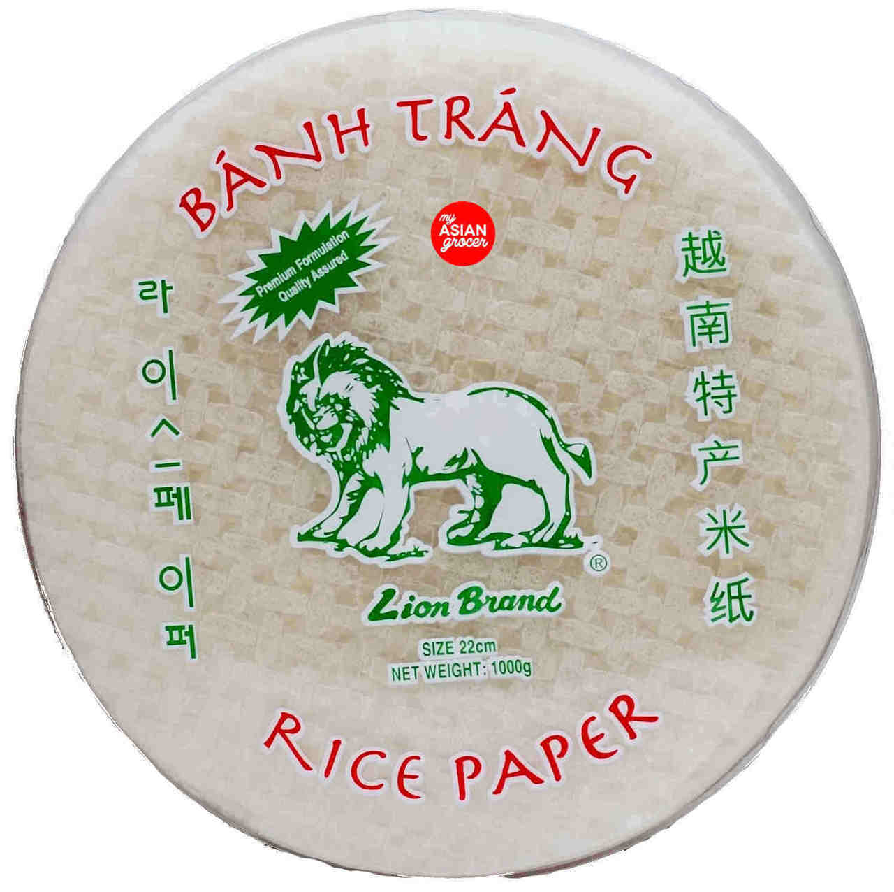 10Kg Lion Rice Paper 10 X 1Kg