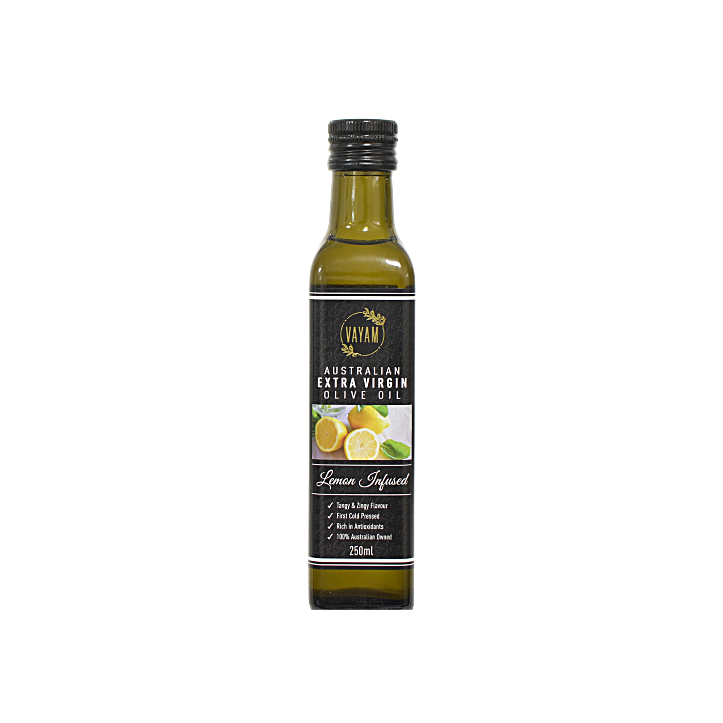 Vayam Lemon Infused Australian Extra Virgin Olive Oil 250mL