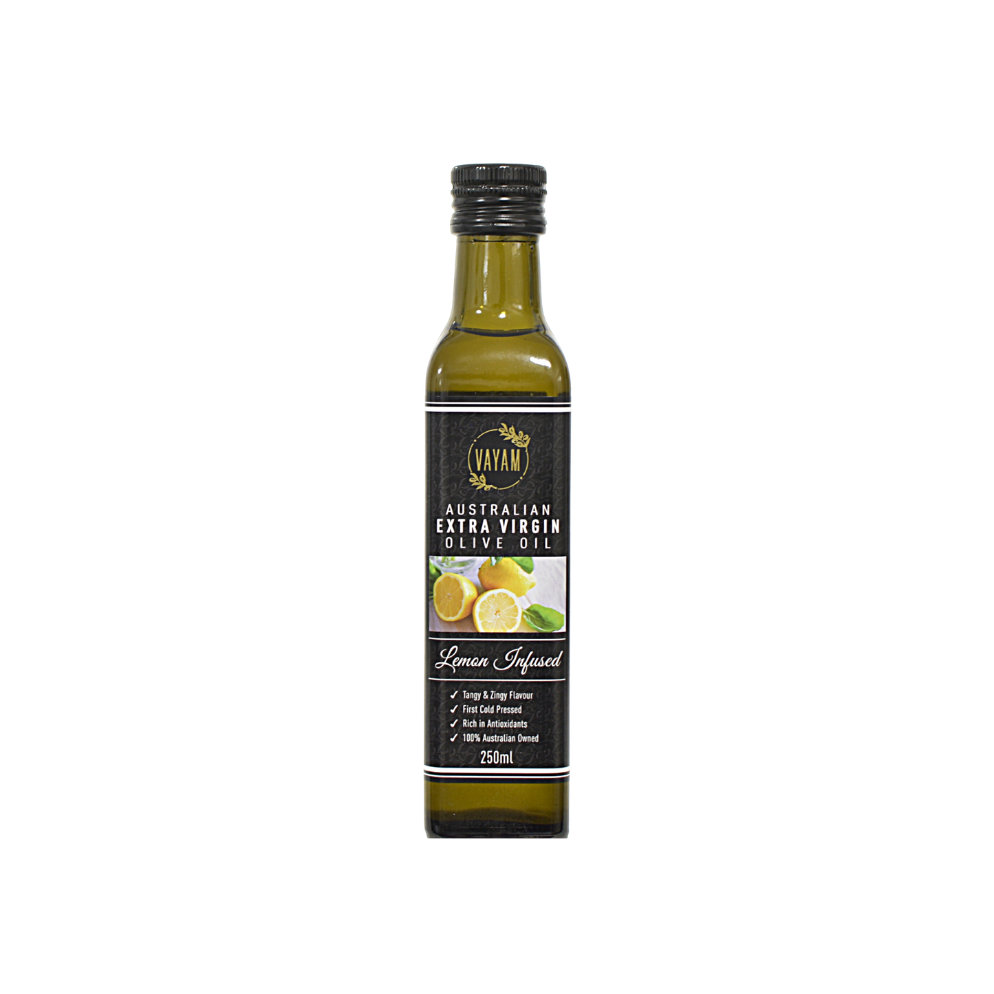 12 x Vayam Lemon Infused Australian Extra Virgin Olive Oil 250mL