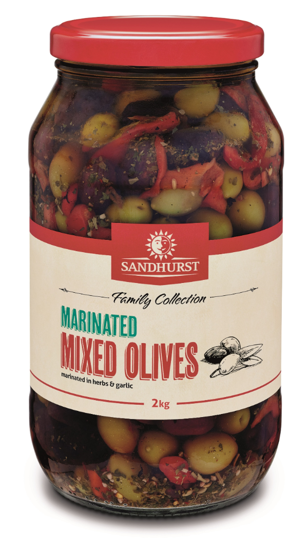 6 X Olives Marinated Mixed 2Kg