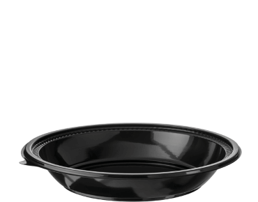 Microwave 25 Safe Bowls Round Black Microready