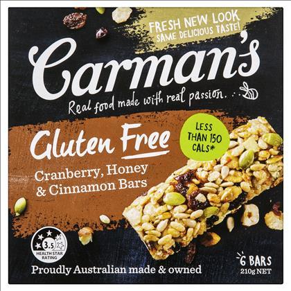 Carman'S Muesli Bars Varieties