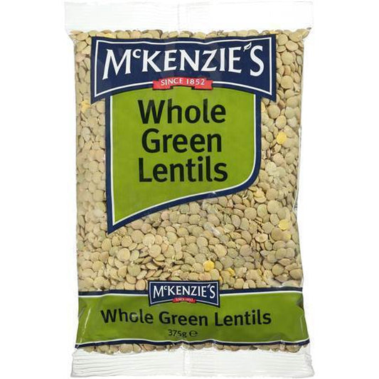 2.25Kg Mckenzie Green Lentils 6 X375G