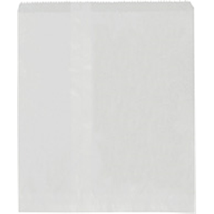 500  Castaway Paper Bags No. 4 Flat Bags Strung 280 X 235Mm White