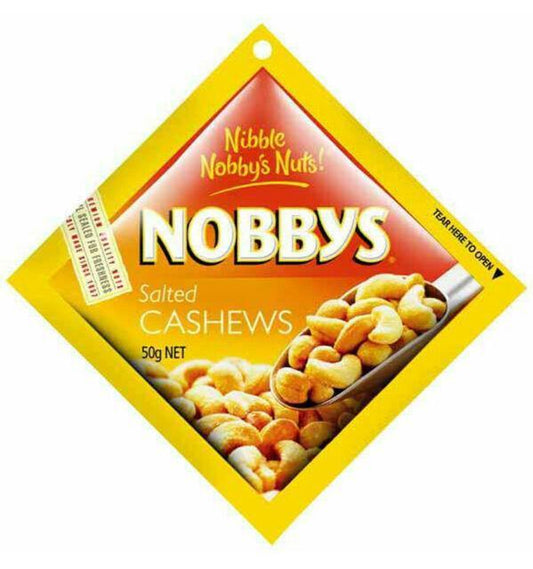 Nobby Salted Cashews 50G X 24 Nobby's
