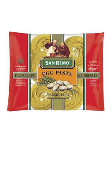 Noodles Egg Vermicelli San Remo 250G