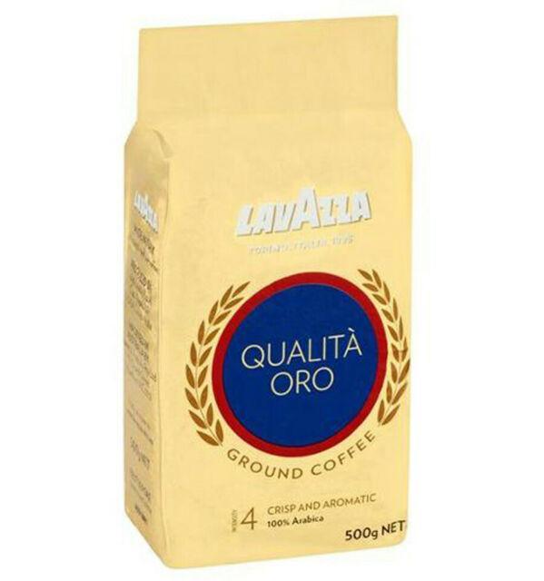 4 X Lavazza Coffee Ground Qualita Oro 500G