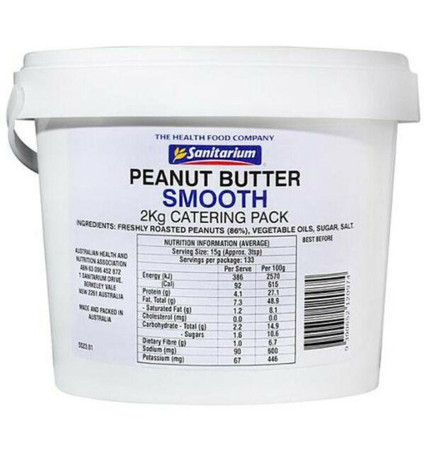 6 X Sanitarium Peanut Butter Smooth 2Kg