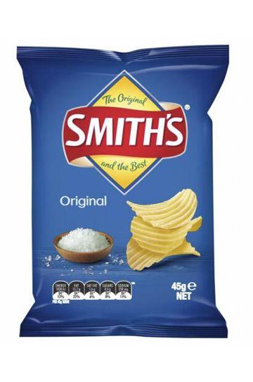 SmithS Potato Chips Original Crinkle Cut 18 X 45G