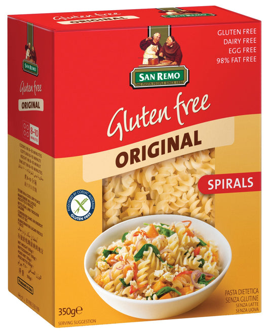 San Remo Pasta Spirals Gluten Free 350G