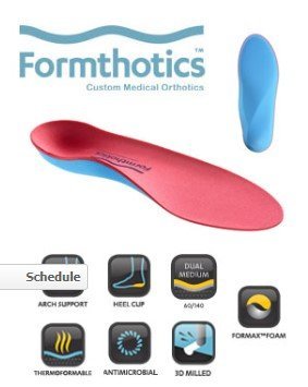 Formthotics Full Length - Dual Density BlueRed Pair XXLarge