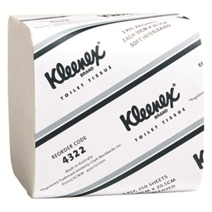 36 X Kleenex Toilet Tissue 2 Ply 250 Sheet #4322