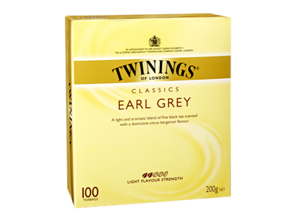 6 X Twinings Tea Bags Earl Grey 100 Bags