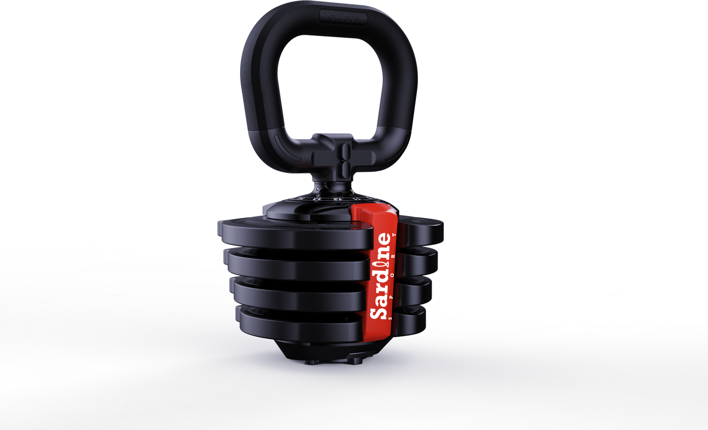 Sardine Sport 3-In-1 Multi-Functional Adjustable Dumbbell With Twist-Lock, All-In-One With Dumbbell-Barbell-Kettlebell, 1.5KG To 18KG, 3LB To 40LB - Pair