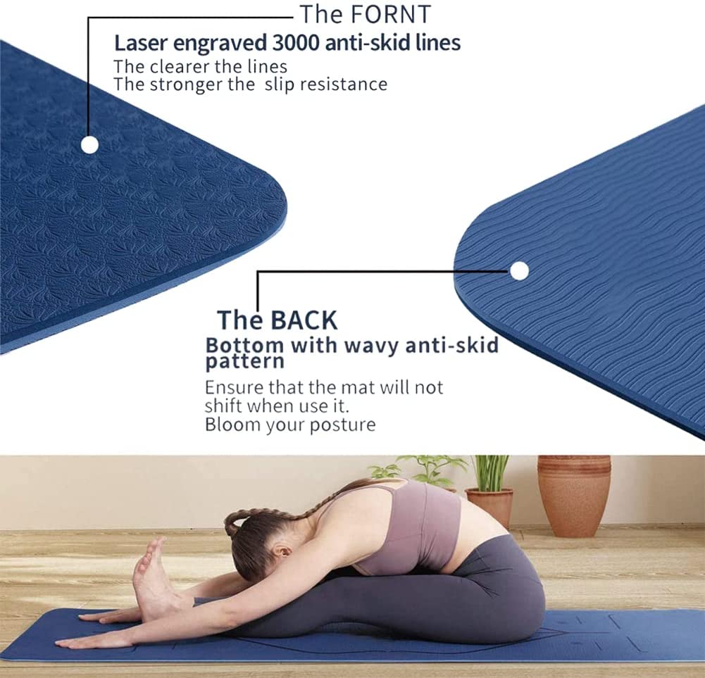 Extra Thick High Density Anti-Tear Exercise Yoga Mat - Osta