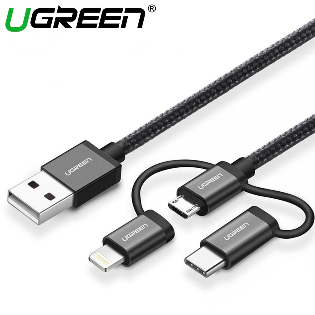Ugreen 70427 USB-C Cable Aluminum Case with Braided 1m : Ugreen