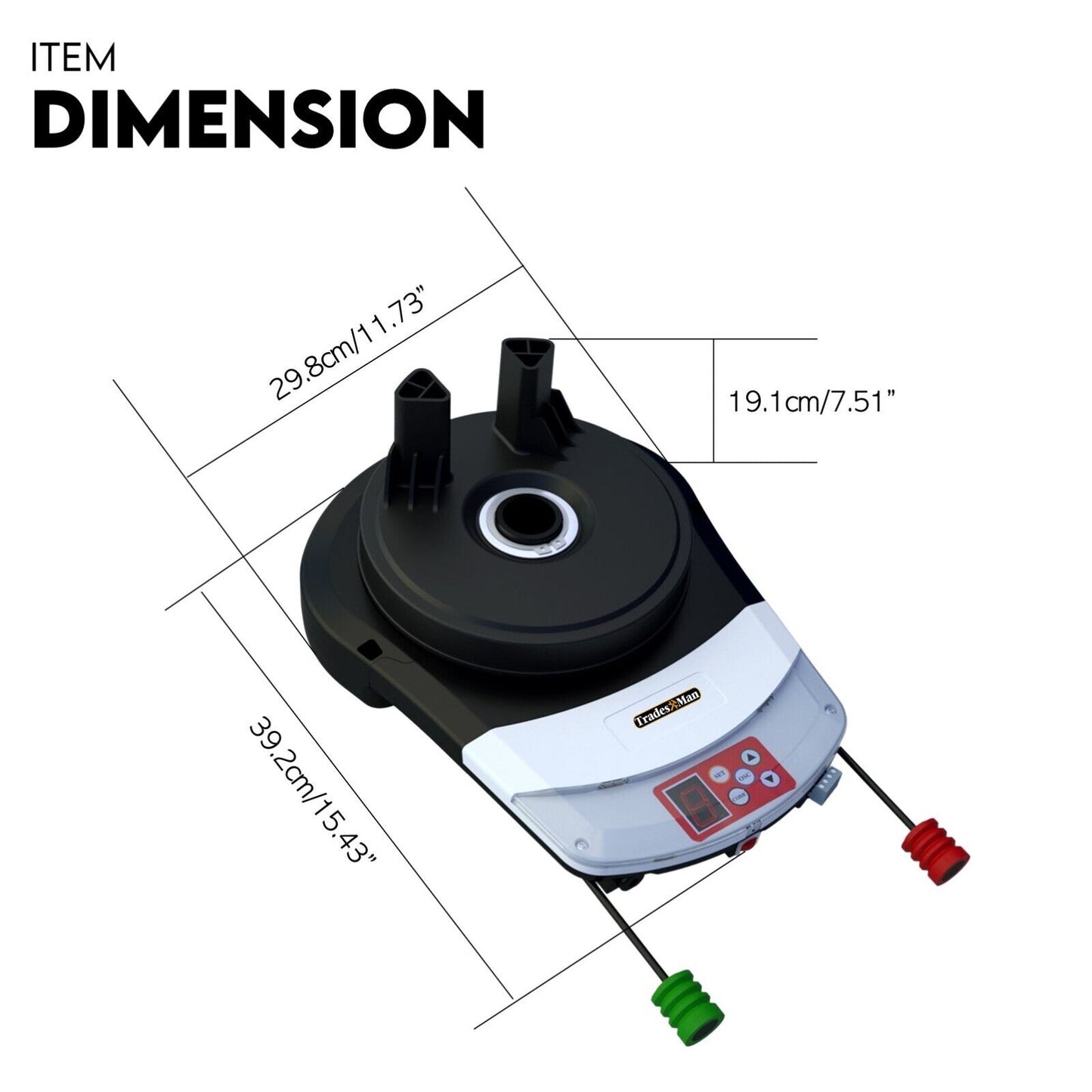 Automatic Roller Door Opener Garage Powerful 1200N Motor Garage 22m² Rolling AU