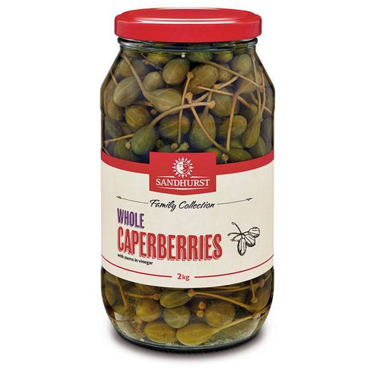 6 X Caperberries In Vinegar Stem On 2Kg