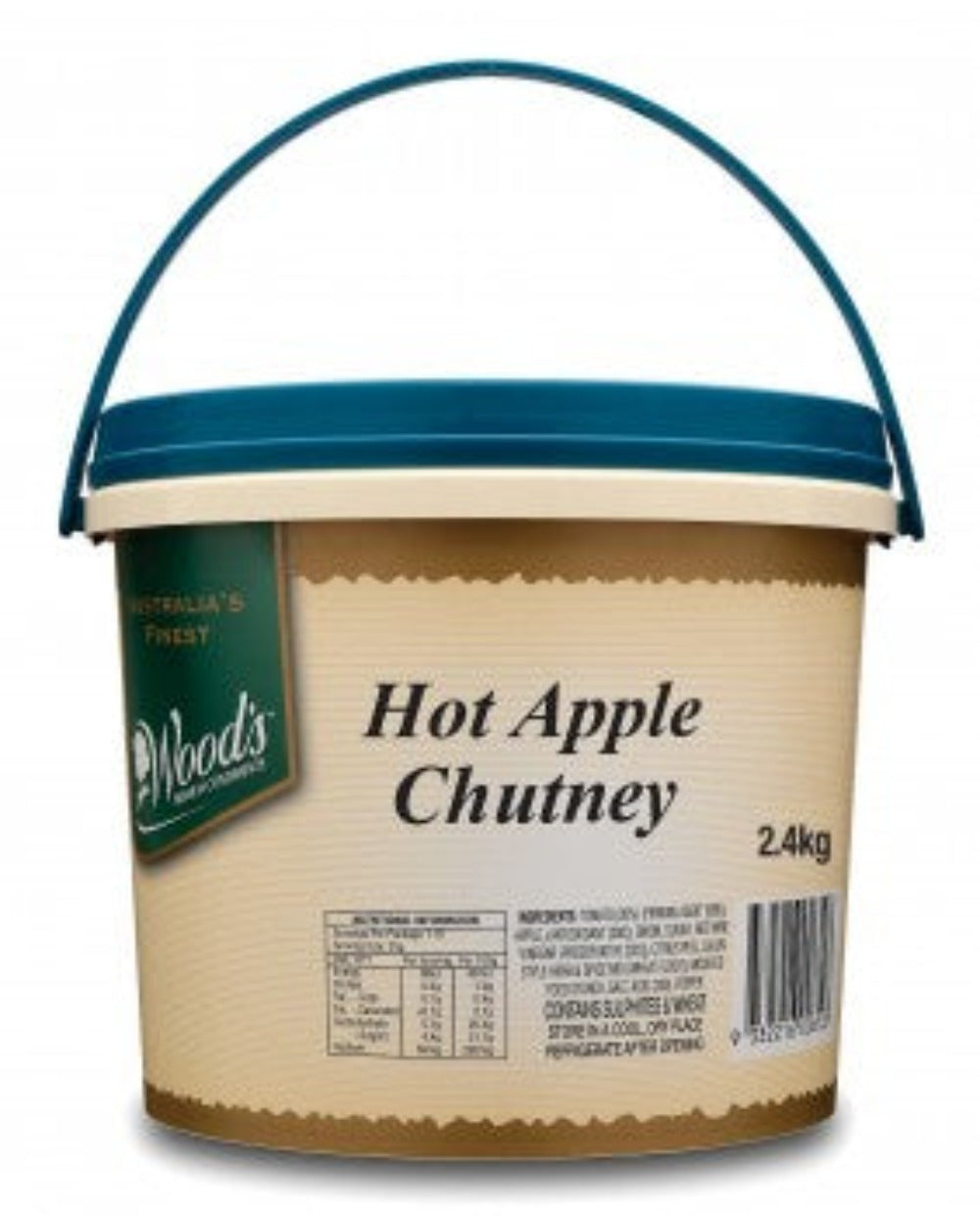 Wood's Chutney Hot Apple 2.4Kg
