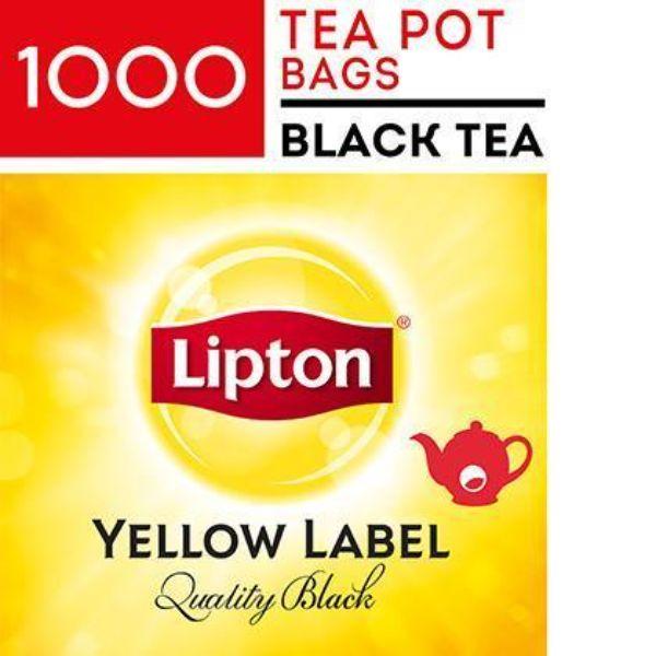 1000 Lipton Tea Pot Bags Yellow
