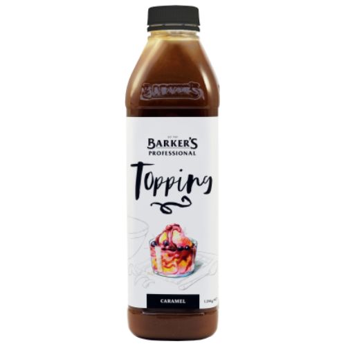 6 X Barkers Topping Caramel 1L