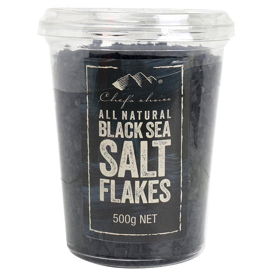 3Kg Salt Sea Flakes All Natural Black 6 X 500G