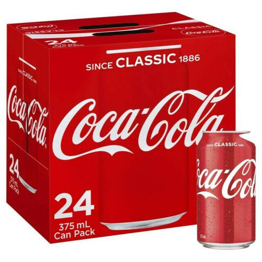 Coke Cans 24 X 375Ml